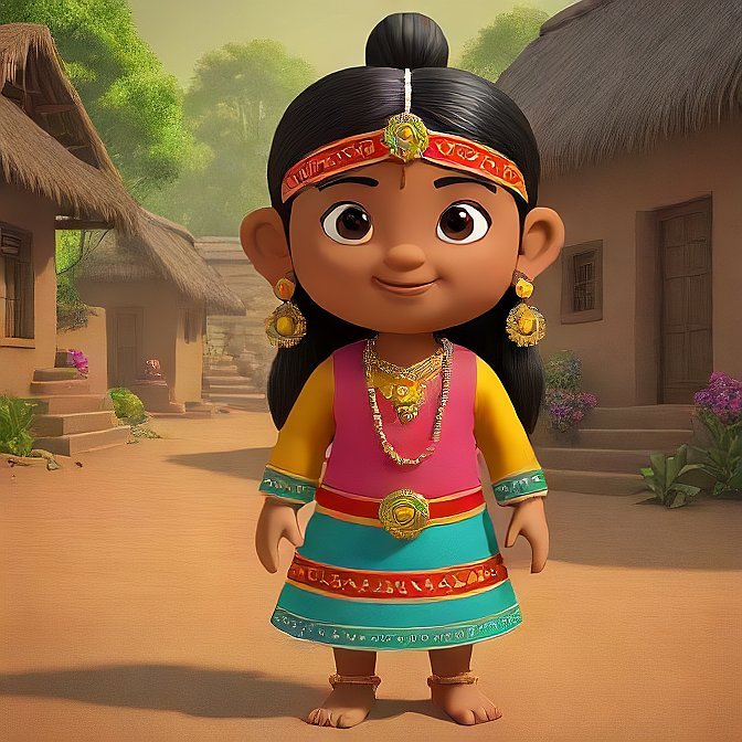 3D cartoon character art